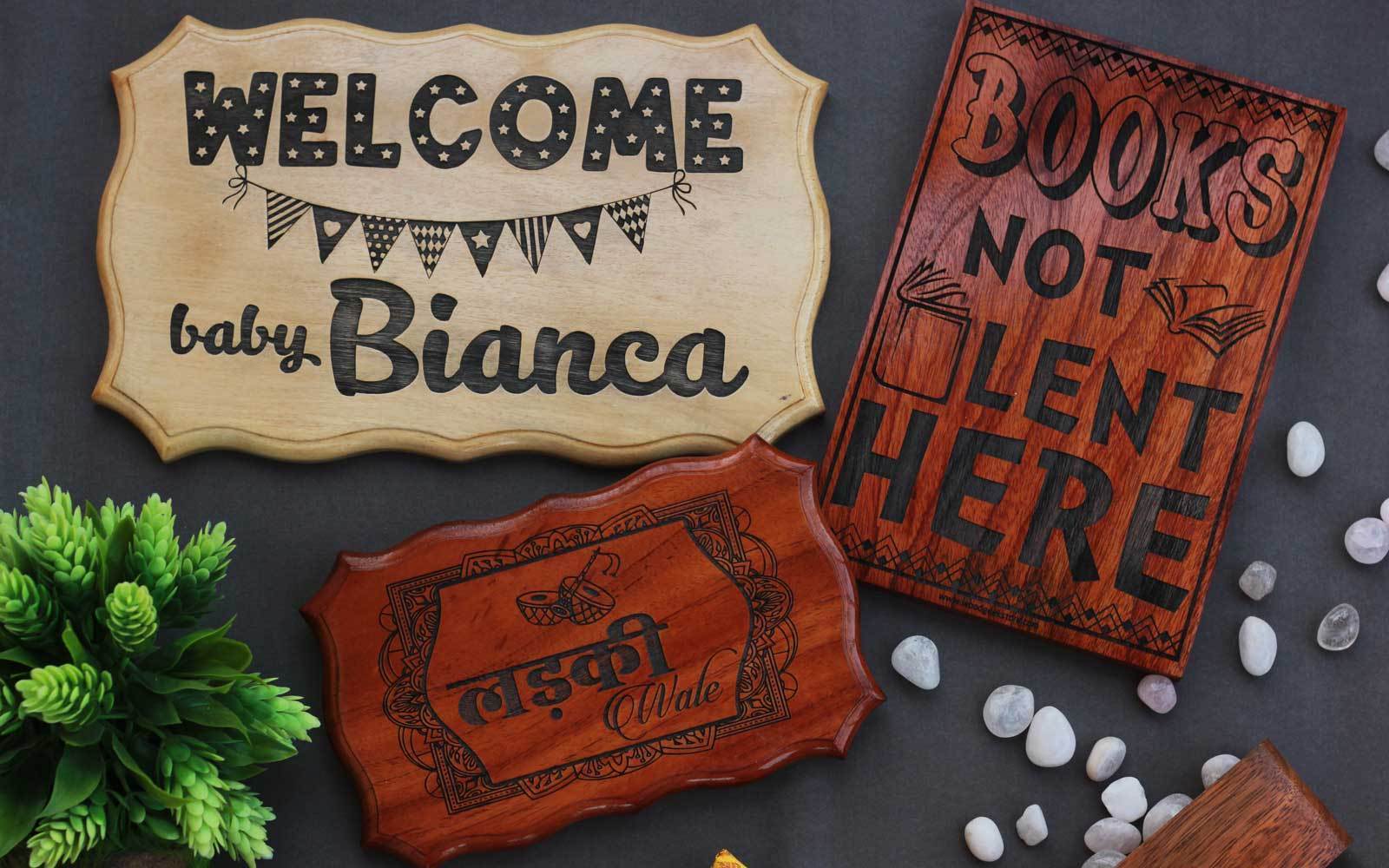 Home Decor: Fun, Inspirational Wood Signs For Your Home & Office!