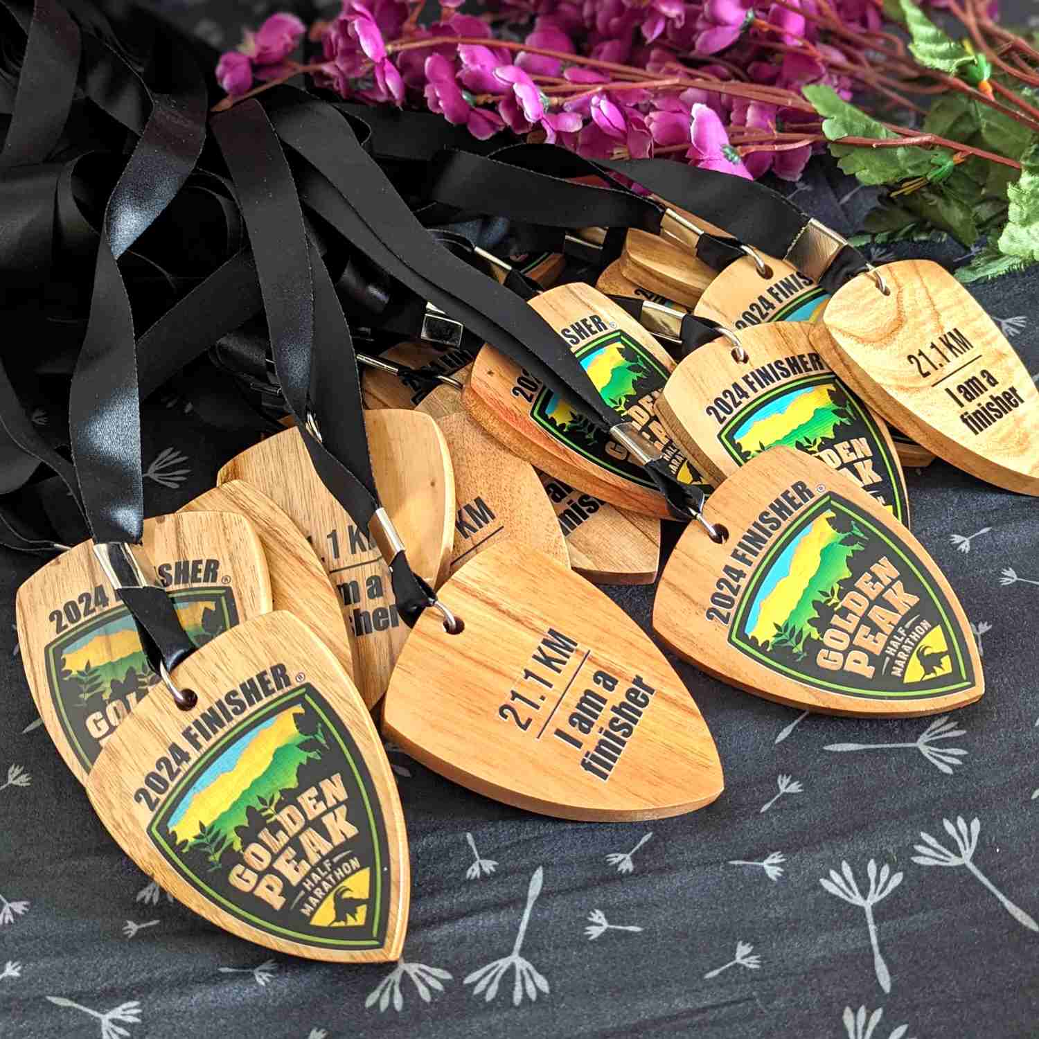 Customized Corporate Achievement Wooden Medals