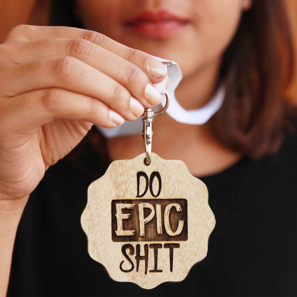 Do Epic Shit Engraved Medal. This is an inspirational gift for friends. This motivational medal that makes great presents for friends. These funny medals are funny gift ideas for brothers, sisters or friends.