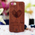 Heart Thumbprint Phone Case - Personalized Fingerprint Keepsakes - Custom iPhone Case - Wooden Phone Case by Woodgeek Store