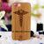Logo Engraved Phone Cases - Gifts for Doctors - Logo Engraving on Wood - Wooden Phone Cases - Engraved Phone Covers - Bamboo Phone Cases from Woodgeek Store