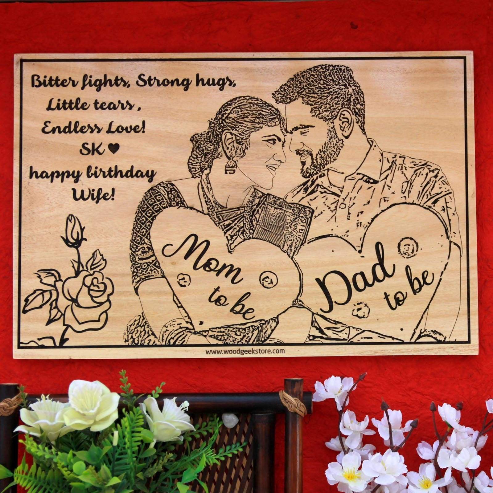 Looking for gifts for new moms and dads? This wood engraved photo is one of the best gift ideas for expecting parents. Looking for gifts for new parents or gifts for expecting parents? This photo on wood makes sentimental gifts for new parents. 