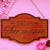 Engraved Hanging Wood Sign For Pet Homes