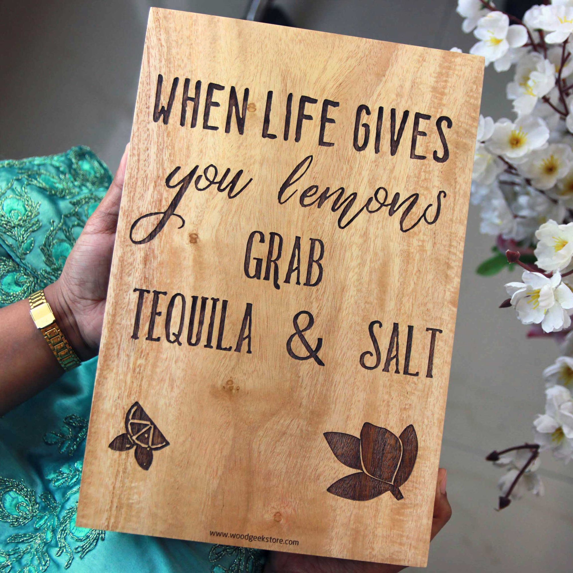 When Life Gives You Lemons Grab Tequila & Salt | Gift Set For Friends