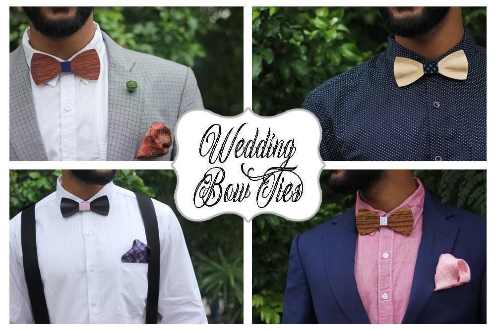 Wood Bow Ties: Wedding Bow Ties For The Best Man & Groomsmen