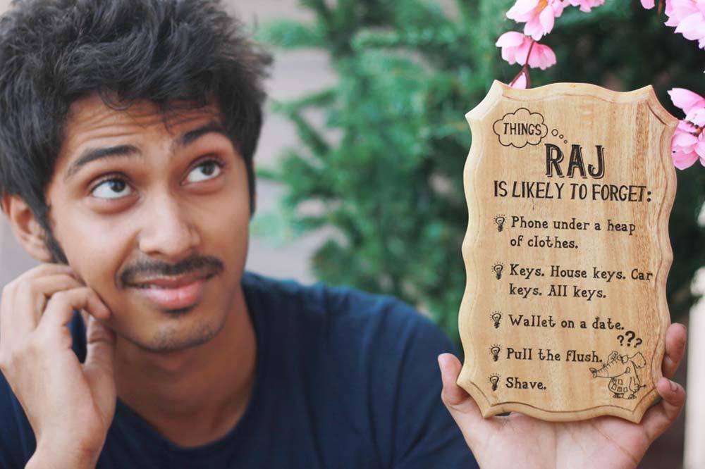  Likely To Forget  Blog - Wood Engraved Sign - what to give someone who loses everything - funny gifts for the forgetful - Personalized Wood Signs - Wooden Wall Signs - Custom wood engraving gifts - Gifts for friends - Gifts for family - WoodGeek Store