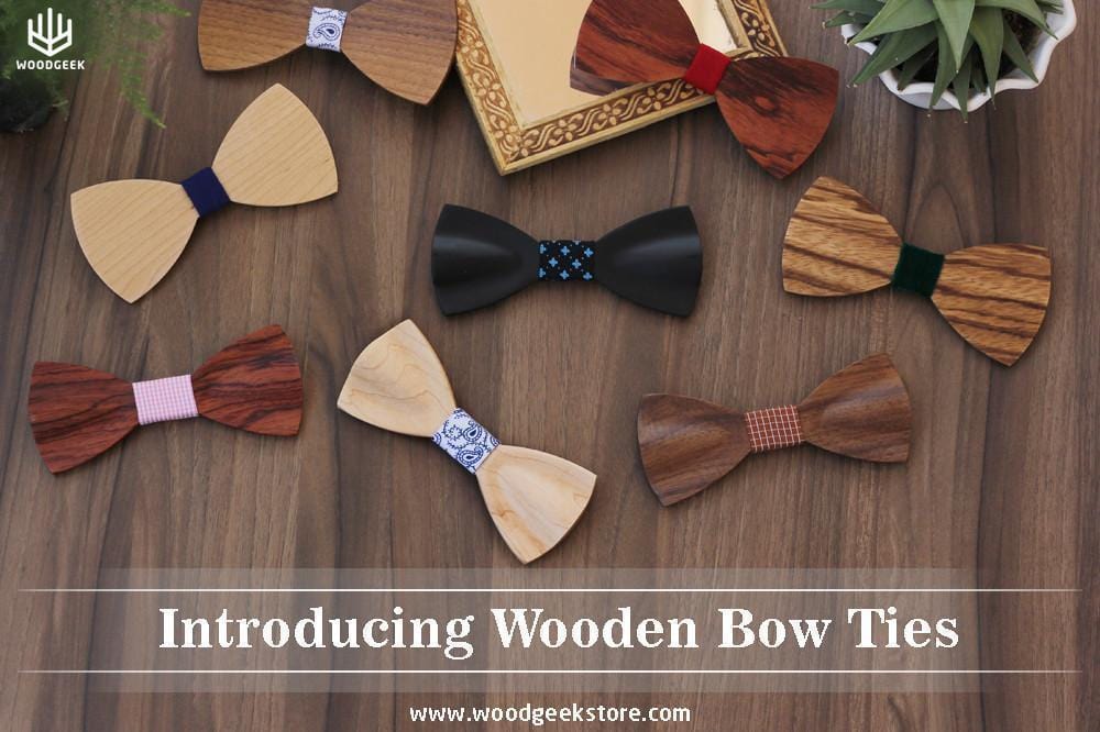 Vintage Inspired Wooden Bow Ties For Men & Women, Get the Dapper Look