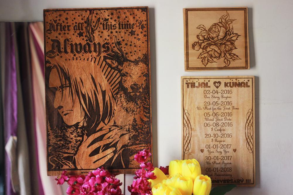 Fancy Up Your Home With Art Engraved On Wood!