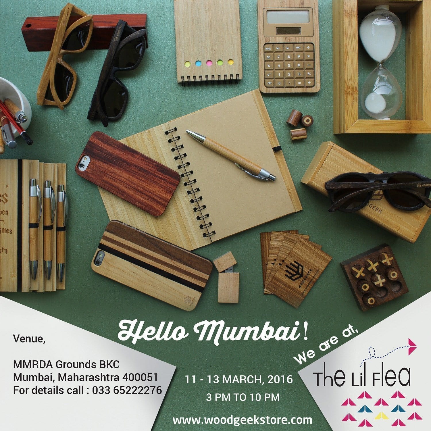 Woodgeek at Lil Flea Edition 7, Mumbai