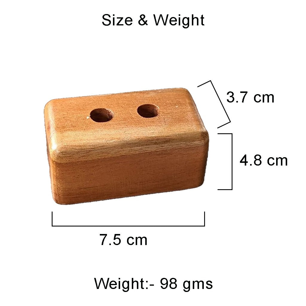 Sleek Wooden Pen Holder | Minimalist Desk Accessory