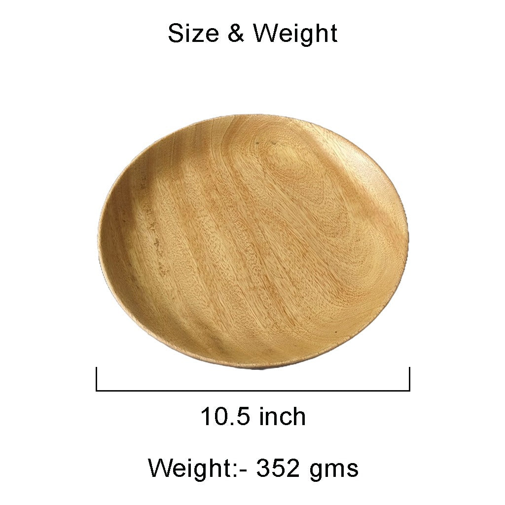 Wooden Dinner Gift Set Of 6 | Wooden Plate | Wood Bowl | Salt Holder