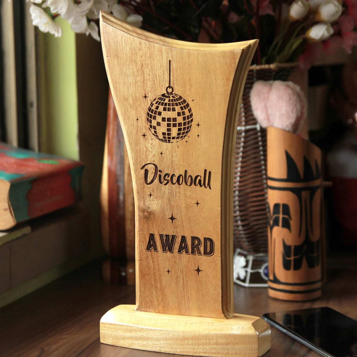 Funny Wooden Standee Award for Your Office Team | Customized Trophies
