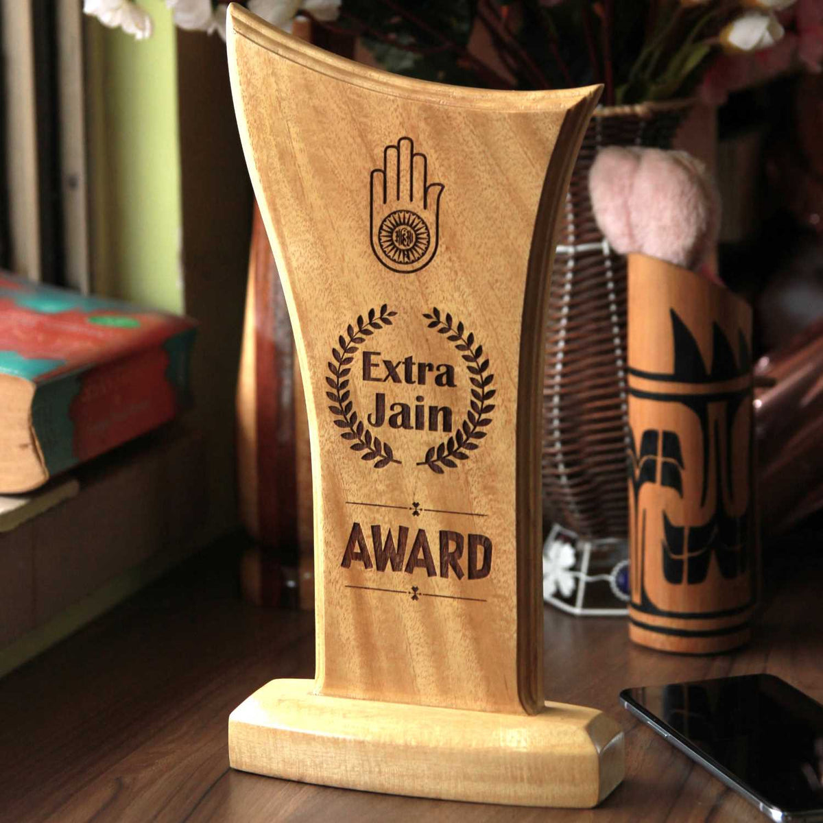 Funny Wooden Standee Award for Your Office Team | Customized Trophies