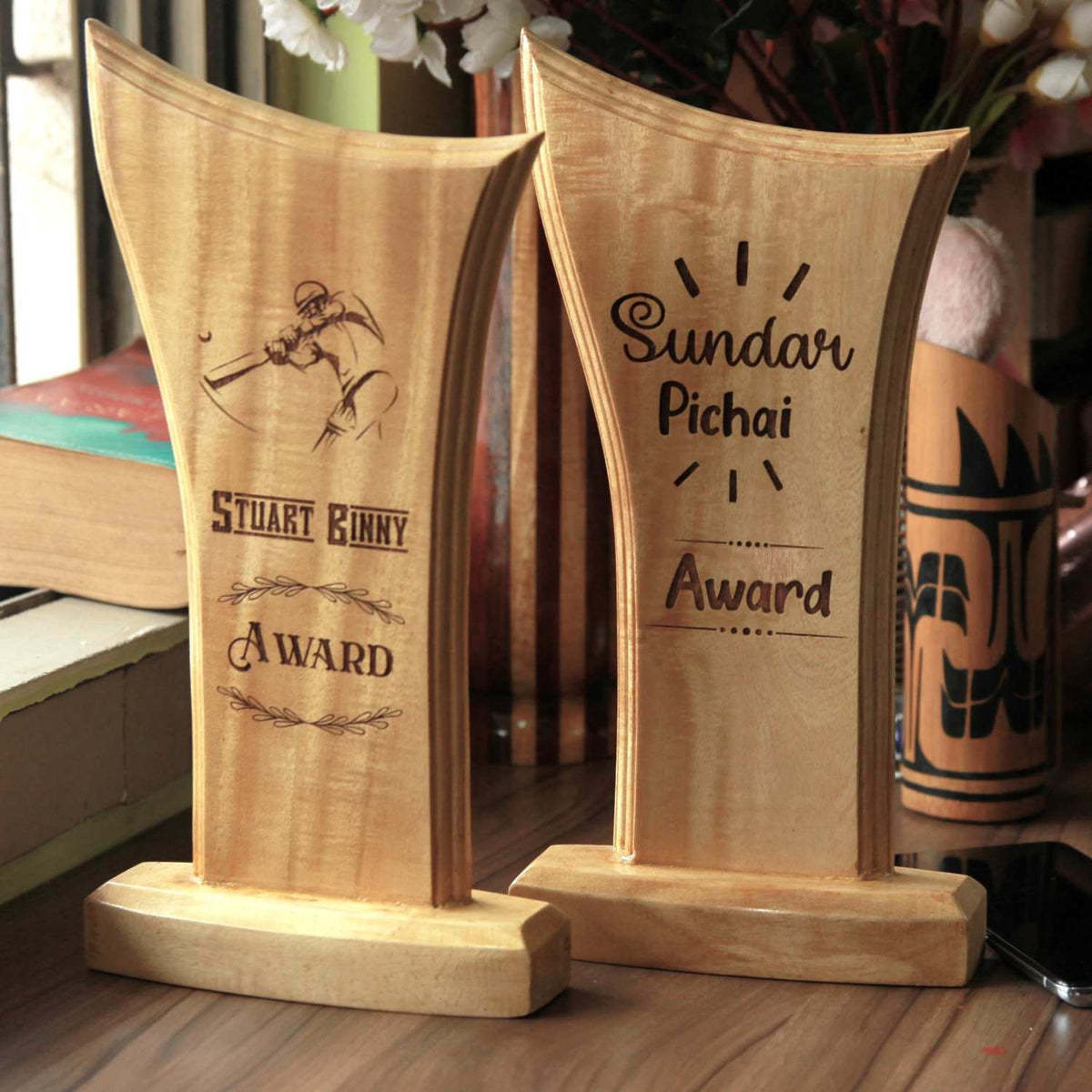 Funny Wooden Standee Award for Your Office Team | Customized Trophies