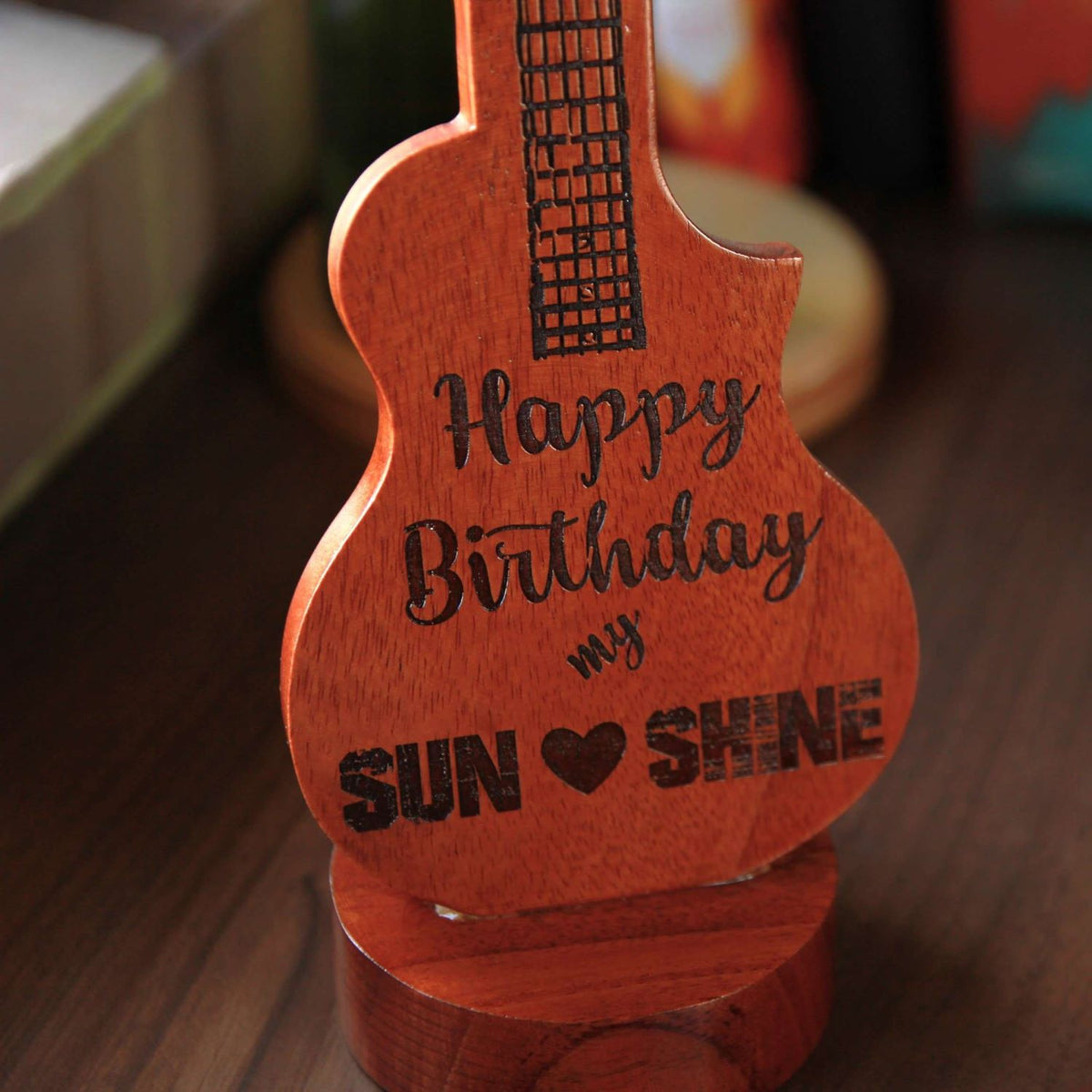 You Are My Sunshine Guitar Award | Personalized Gift for Someone Who Lights Up Your Life