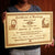 Personalized Wooden Marriage Certificate Poster
