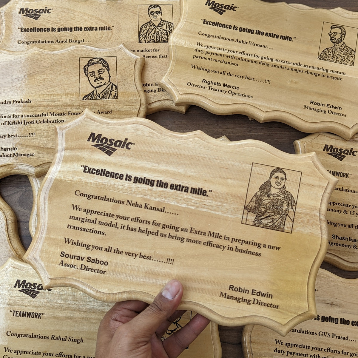 Custom Employee Recognition &amp; Leadership Award Plaque