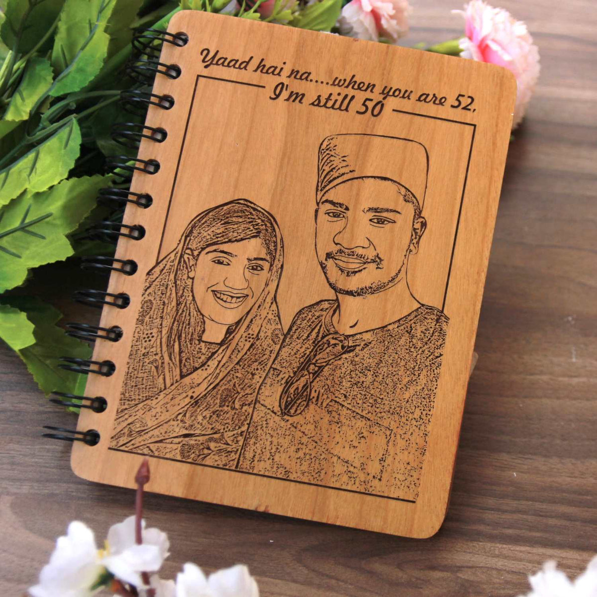 No Matter How Old We Get, I&#39;ll Still Be Younger – Funny Couple’s Wooden Diary