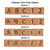 Home Crossword Art and Scrabble Wall Art for Home Decor - Wooden Letter Tiles by Woodgeek Store