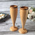 Champagne Glasses | Classy Champagne Flutes | Handmade Wooden Wine Goblets