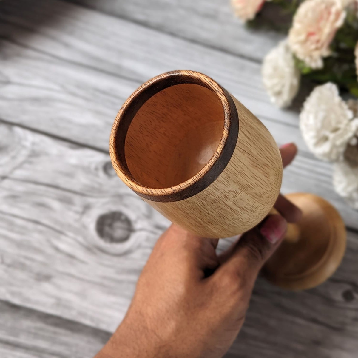 Wine Glasses | Red Wine Glasses | Handmade Wooden Wine Goblets