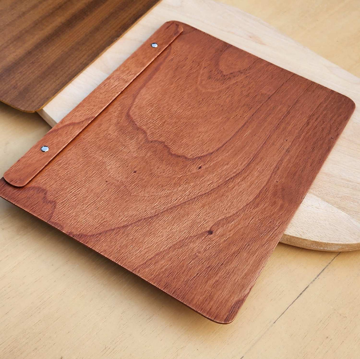 Customised Wooden Menu Holder for Restaurants &amp; Cafes | Simple Menu Holder