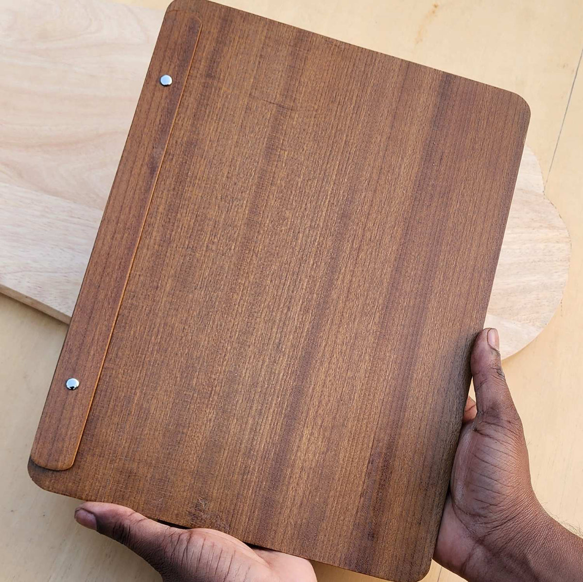 Customised Wooden Menu Holder for Restaurants &amp; Cafes | Simple Menu Holder