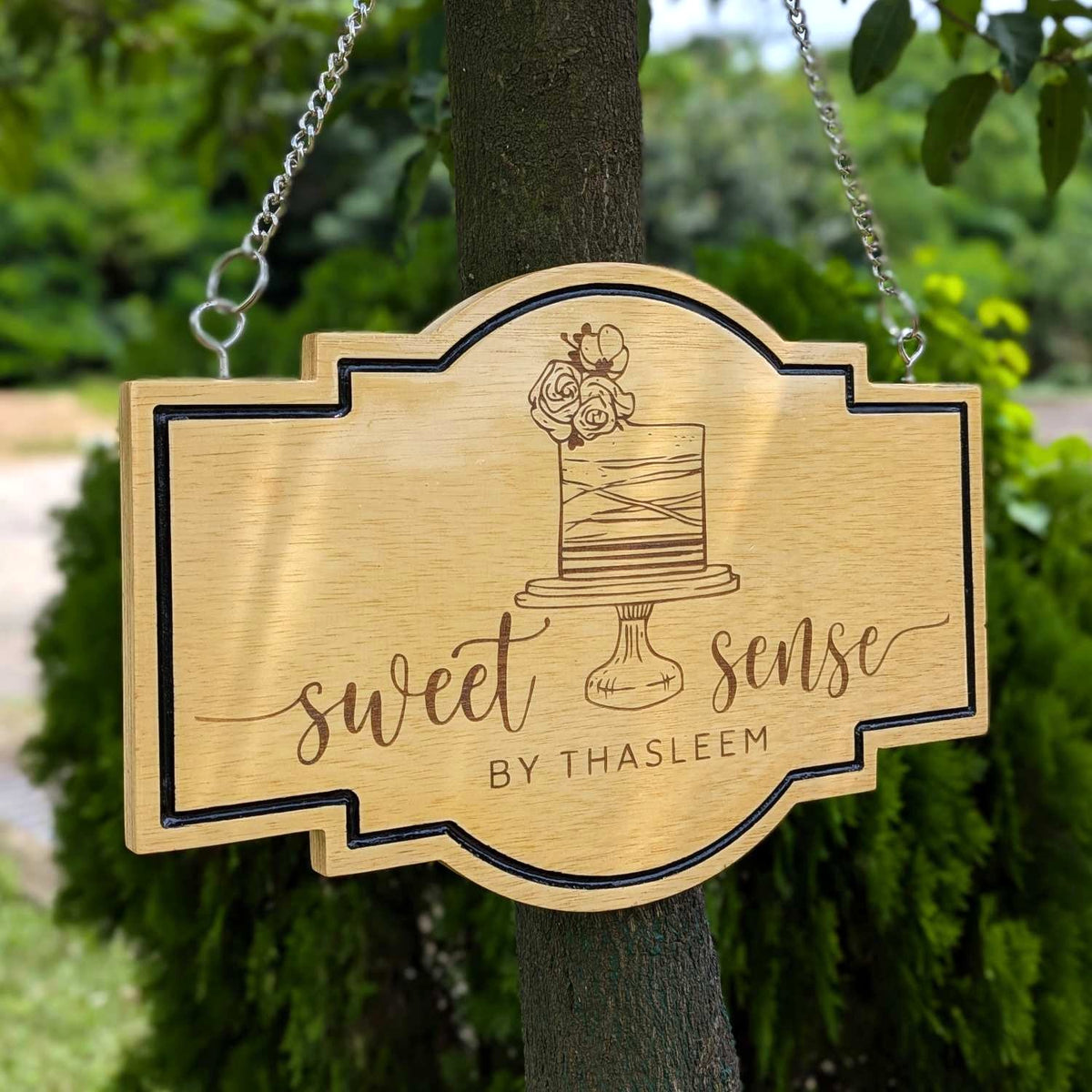 Wooden Hanging Shop Sign &amp; Business Sign