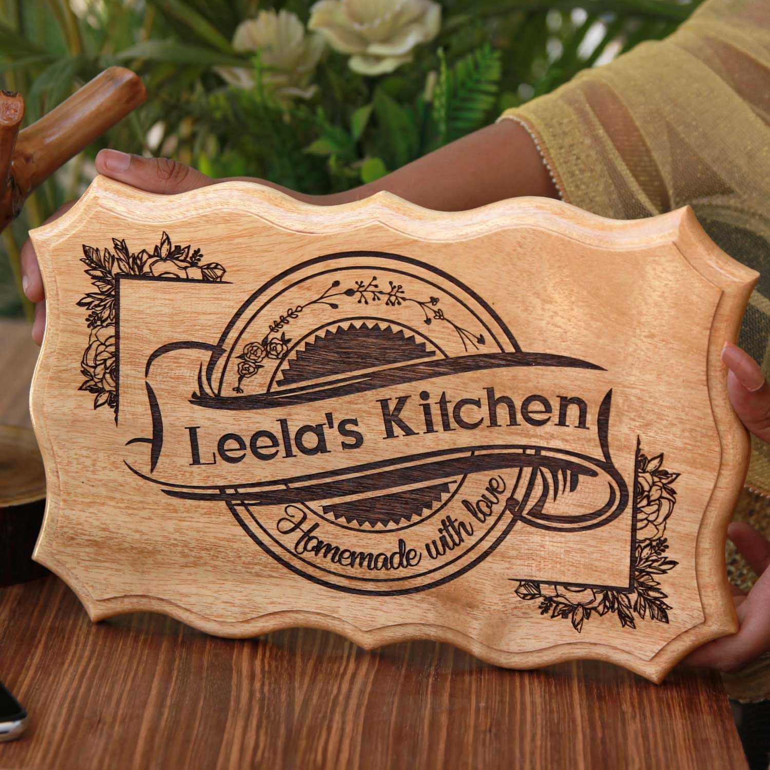 Personalized Kitchen Sign For Mom | Kitchen Gift For Cooks