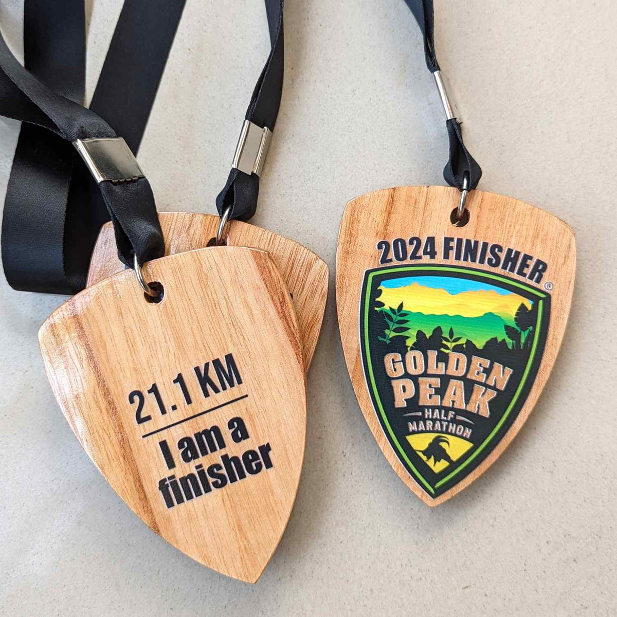 Customized Corporate Achievement Wooden Medals
