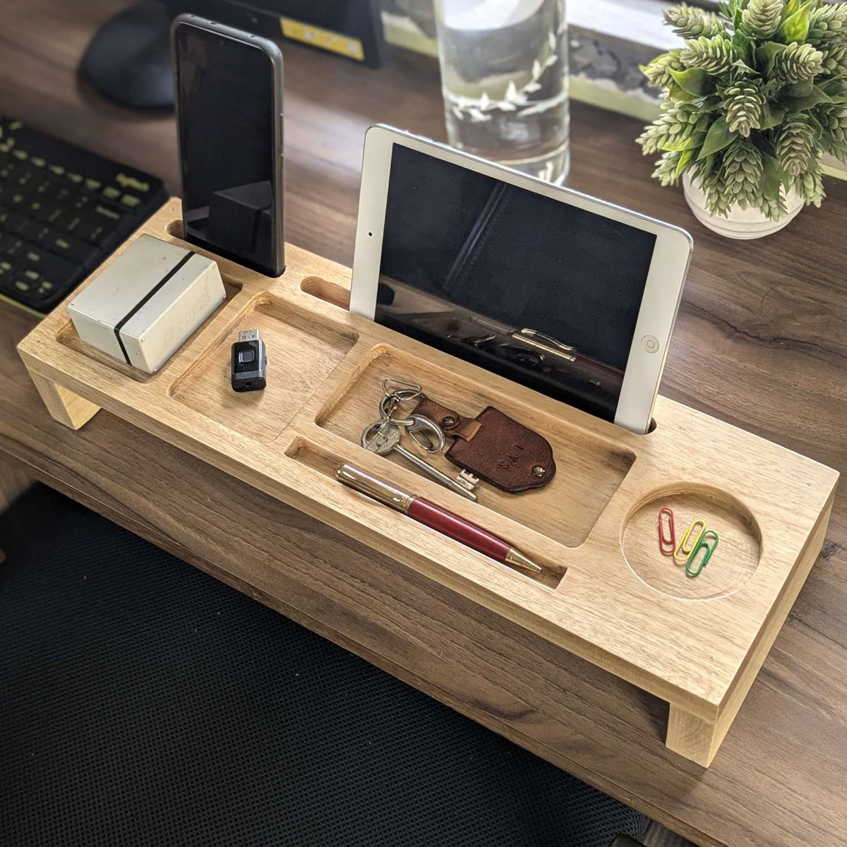 Woodgeek Large Desk Organizer
