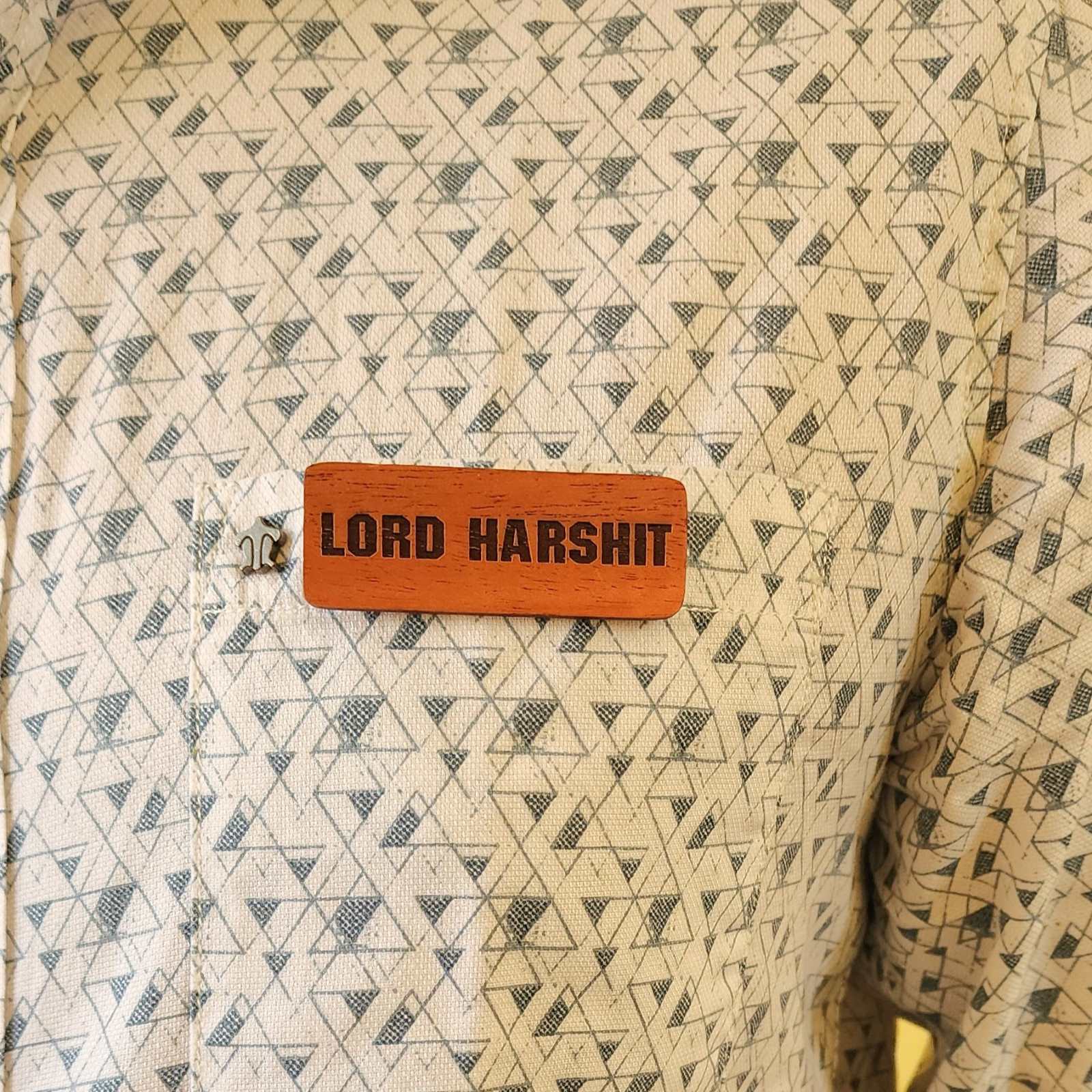 Personalized Wooden Name Tags | Name Badges for Team