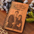 Happy Anniversary Personalized Wooden Notebook With Photo