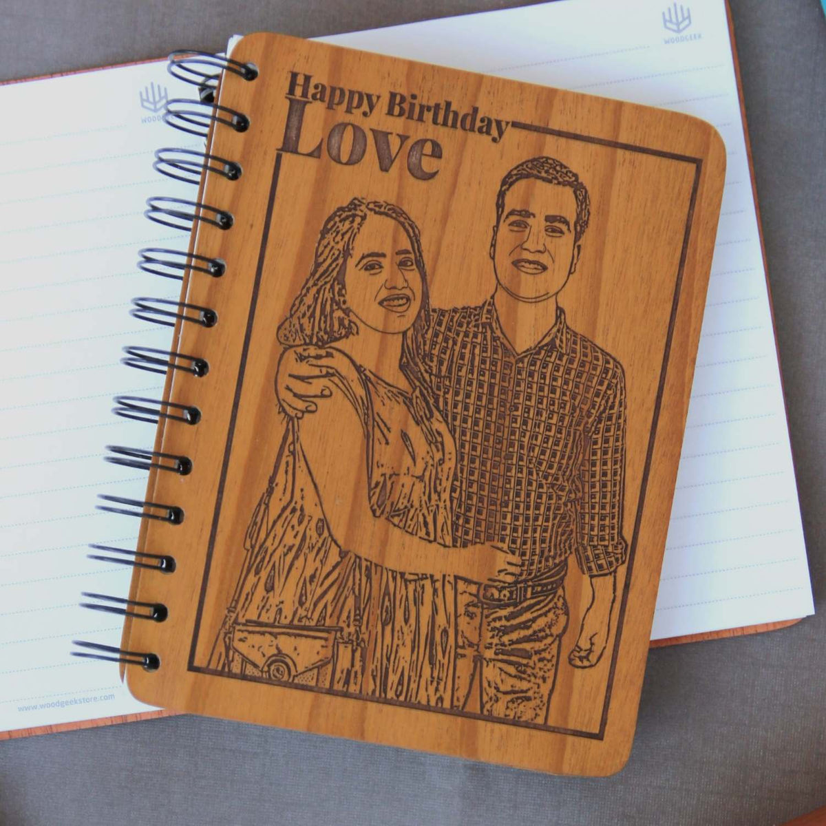 Personalized Wooden Birthday Diary | A Gift Full of Memories