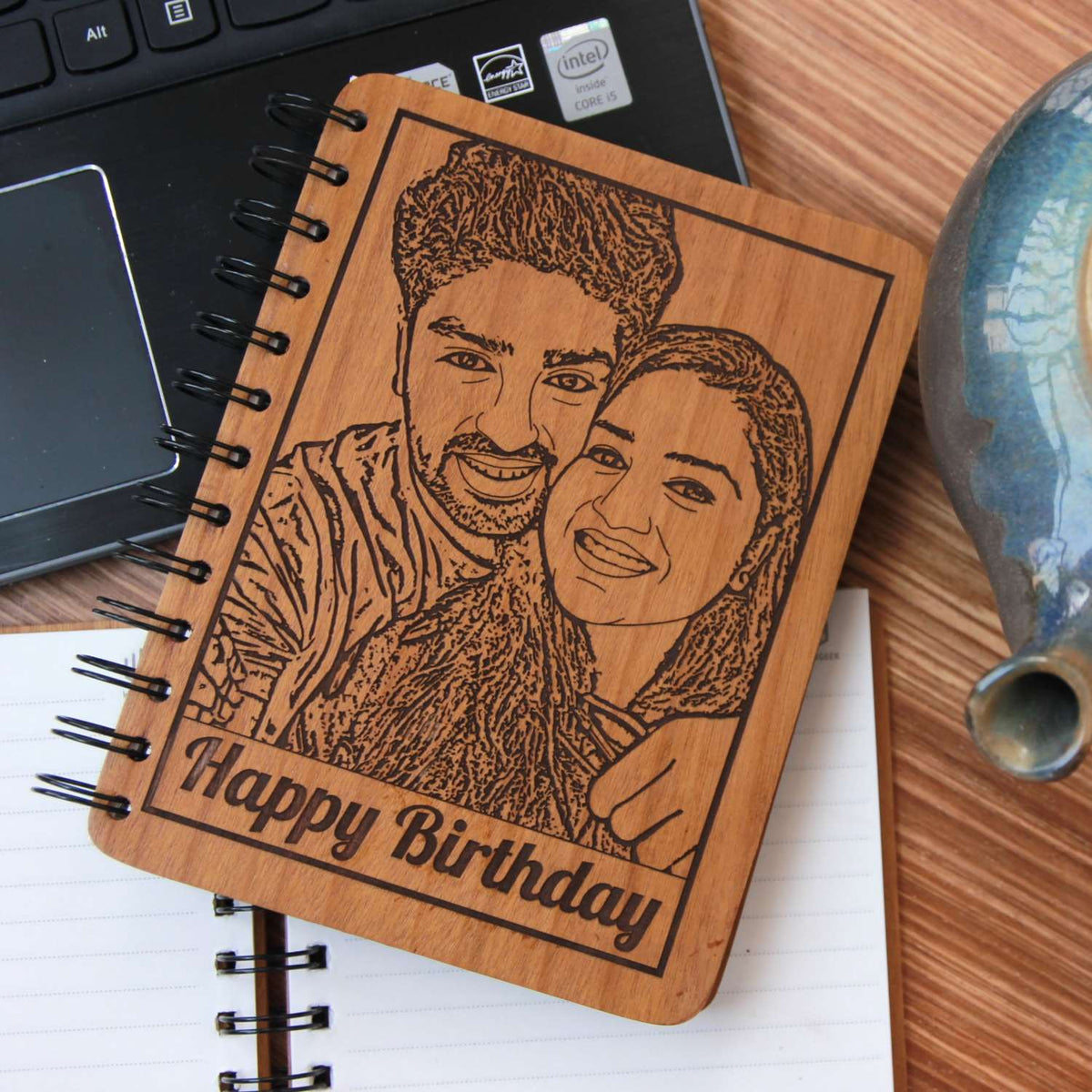 Personalized Wooden Birthday Diary | A Gift Full of Memories