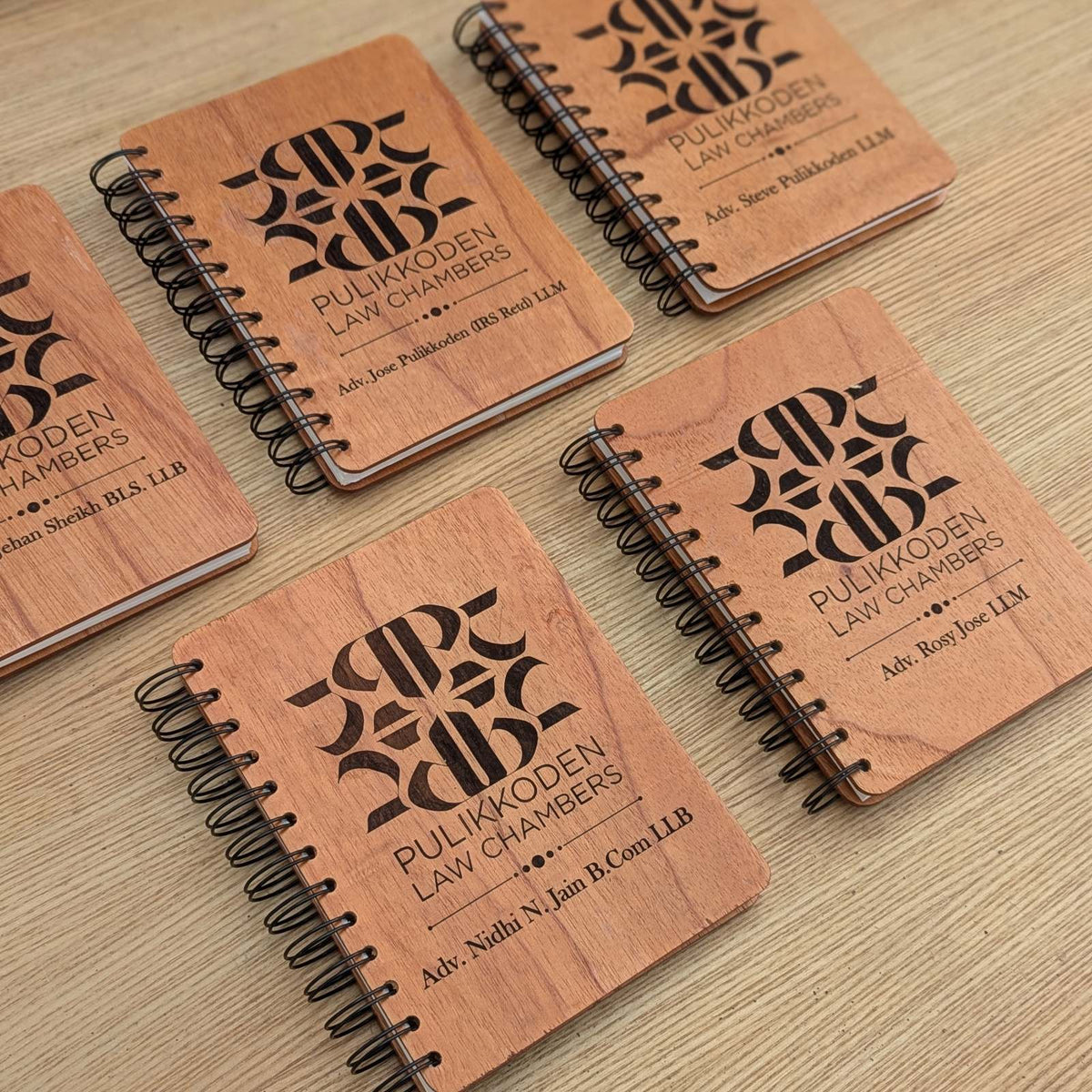 Customize your own wooden notebook