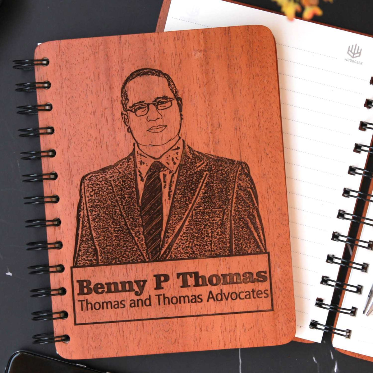 Personalized Wooden Diary for Boss, Mentor &amp; Leaders | Corporate Executive Gift