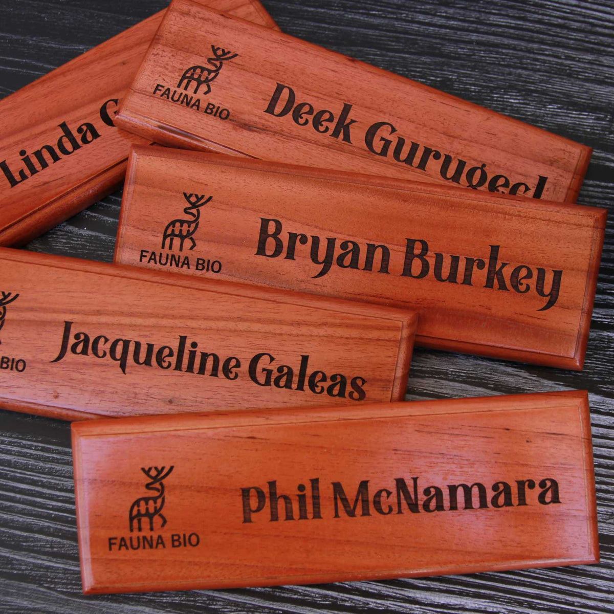 Customize Your Own Wooden Desk Nameplate