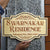 Elegant Residence House Nameplate | Majestic Home Sign with Address Engraving