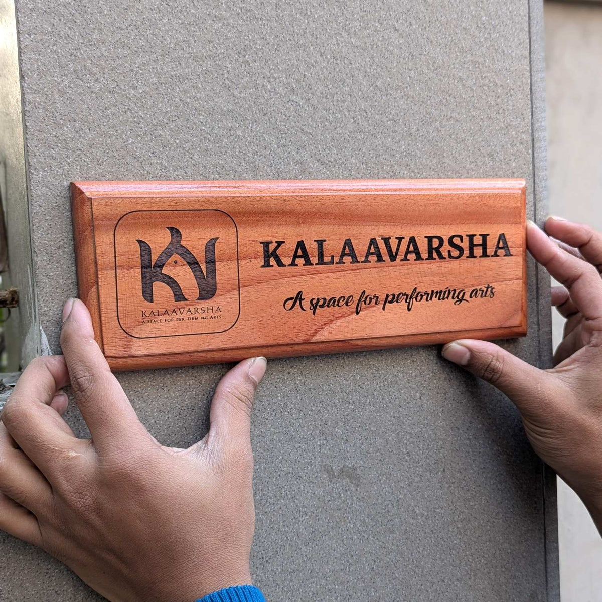 Customize Your Own Wooden Desk Nameplate