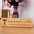 Heartwarming Welcome Engraved Wooden Home Nameplate