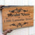 Rustic Rectangular Natural Live Edge Wood Sign For Home | Custom Engraved