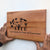 Rectangular Minimalist Modern Customized Wood Sign For Home & Office