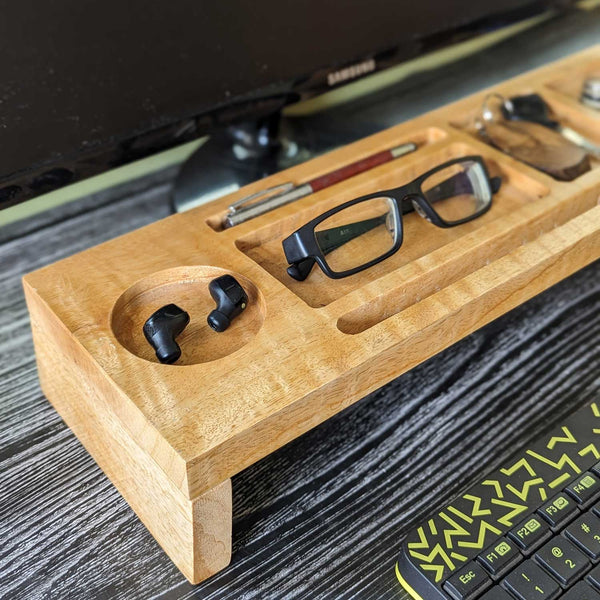 Woodgeek large desk organizer woodgeekstore