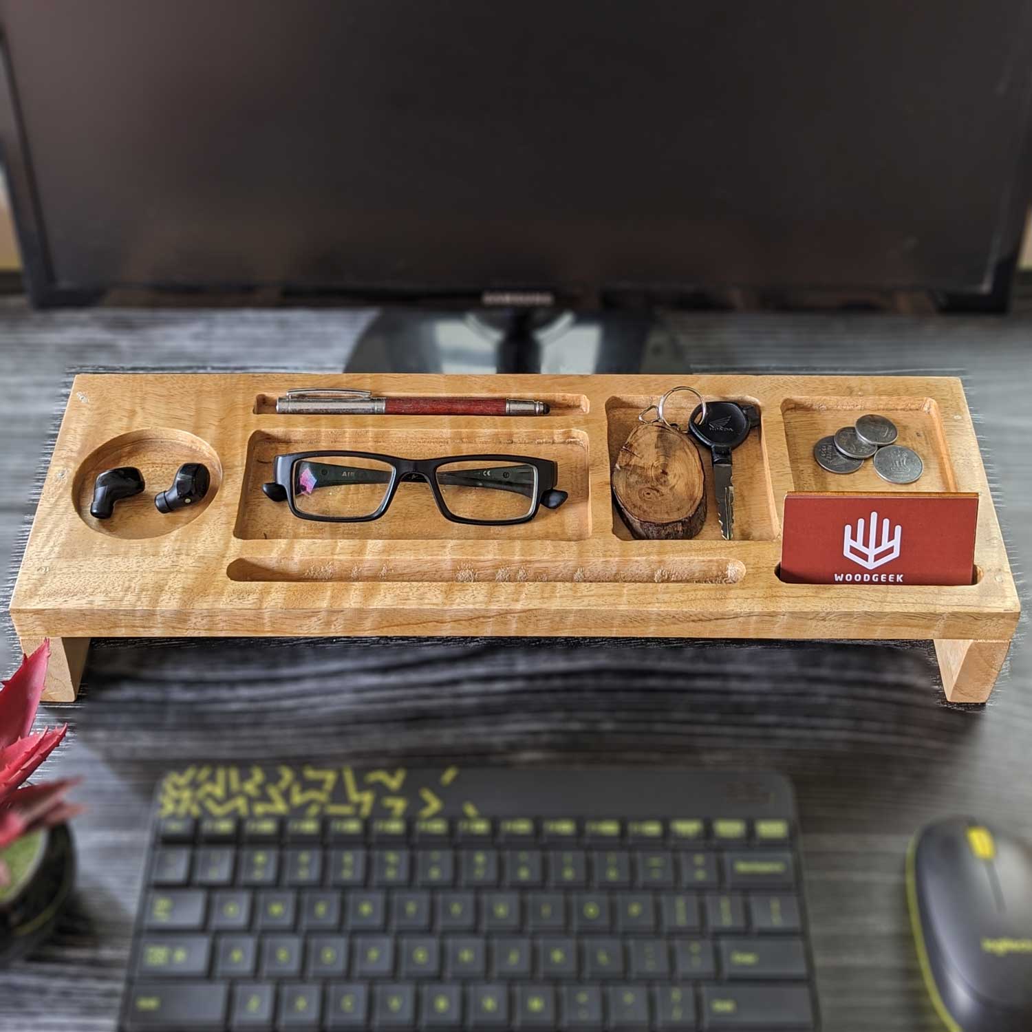 Woodgeek Large Desk Organizer - woodgeekstore