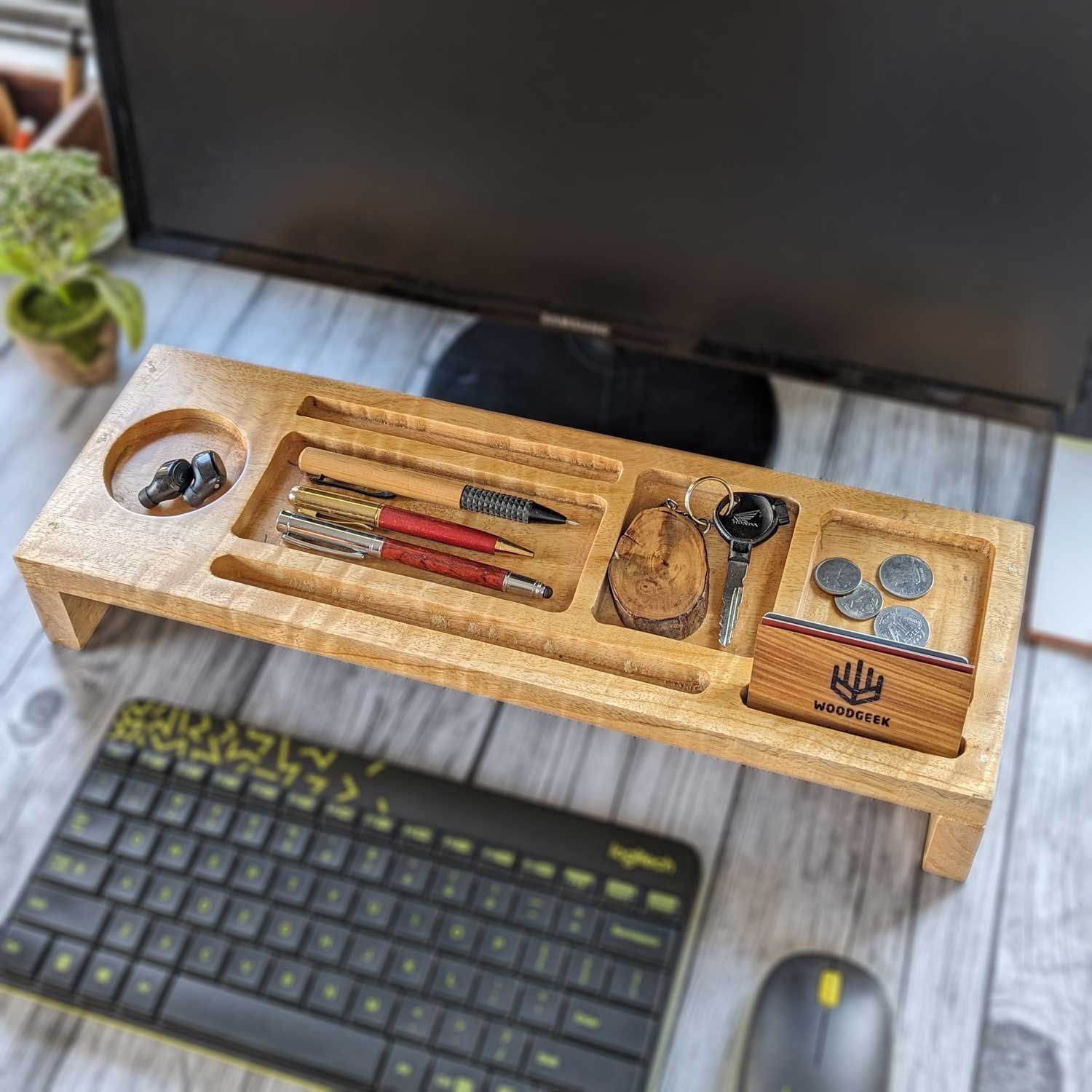 Woodgeek Large Desk Organizer