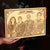family photo engraved wood frame 