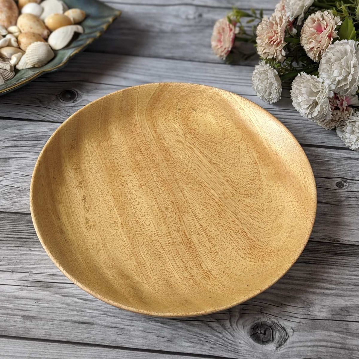 Wooden Dinner Gift Set Of 6 | Wooden Plate | Wood Bowl | Salt Holder