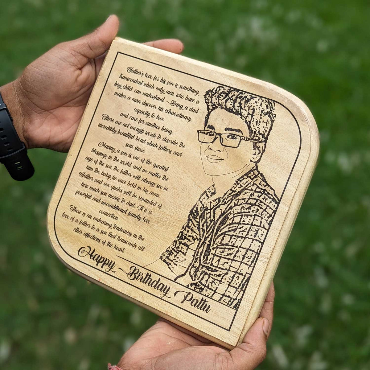 Engraved Wood Plaque For Friend&#39;s Birthday | Personalized Best Friend Gift