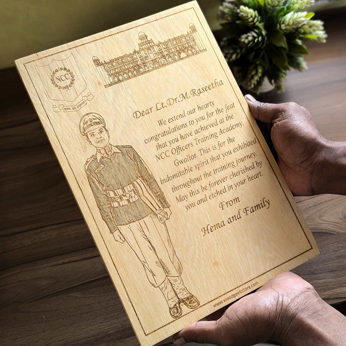 Customize Your Own Rectangular Wooden Poster